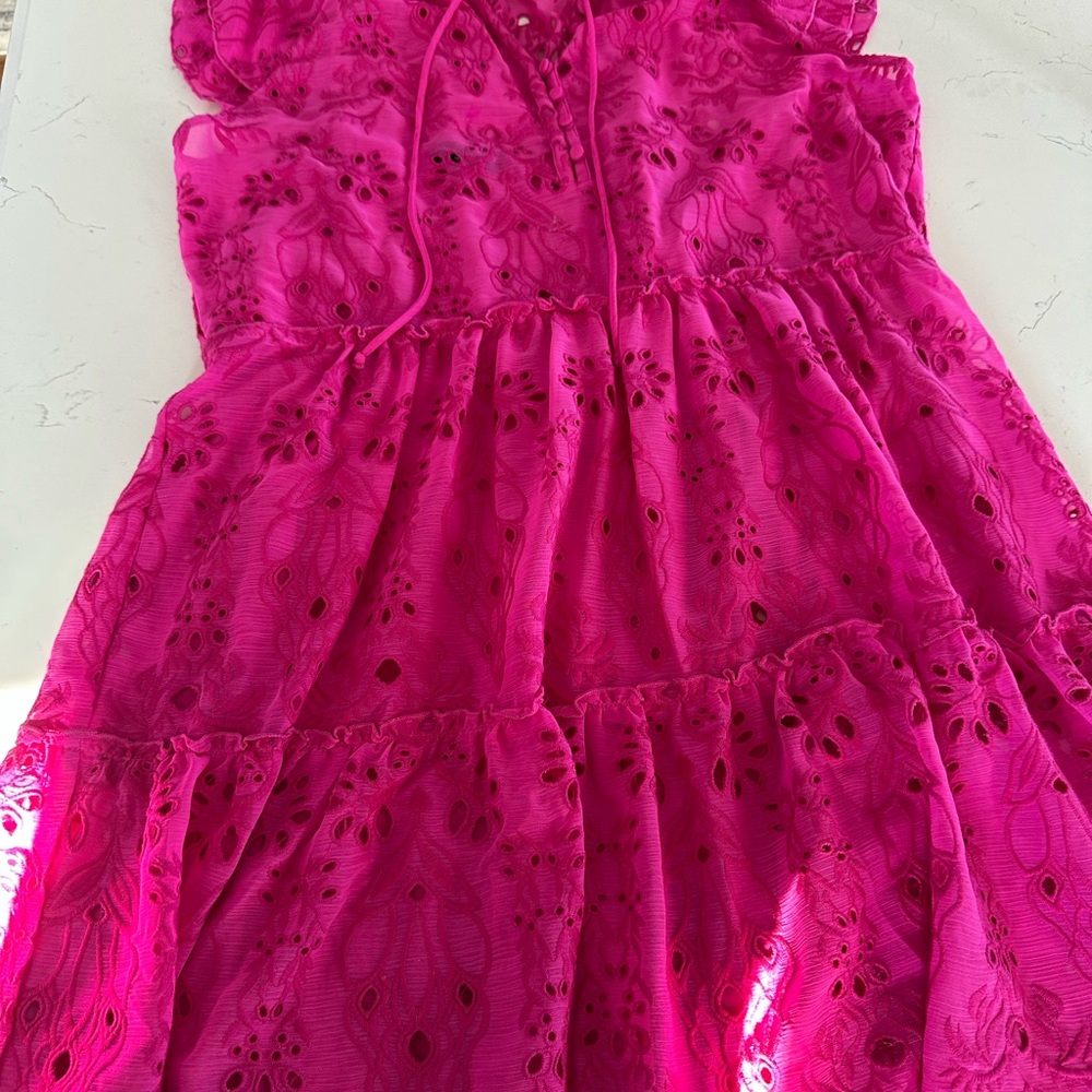 Generation Love Fuchsia Lace Dress